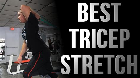 You should feel a stretch under your arm (between your elbow. The Best Tricep Stretch! - YouTube