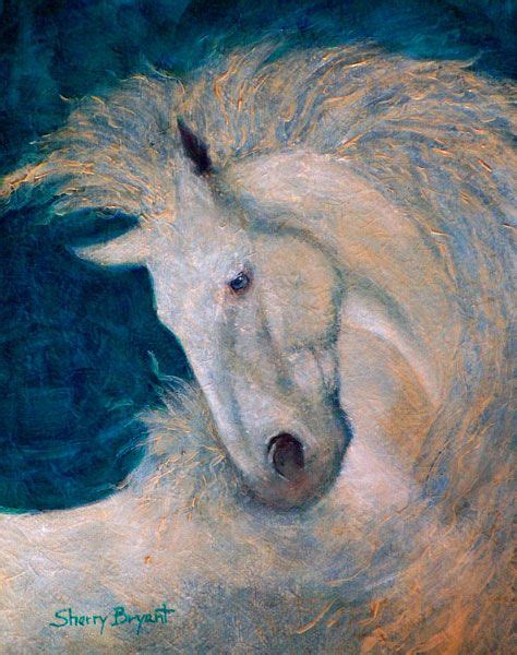 Sherry Bryant Acrylic Horse Painting Animal Symbolism Horse Art