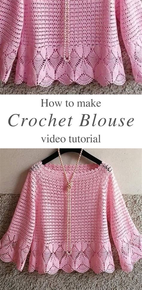 Crochet Blouse You Can Make Easily Crochetbeja