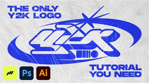 How To Make Y2k Logo Free Download Illustrator And Photoshop Tutorial