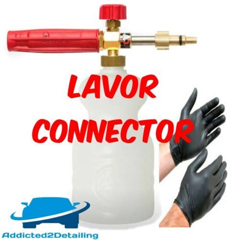 Autobrite Direct Heavy Duty Pa Pre Wash Snow Foam Lance Lavor Connector Gloves Ebay