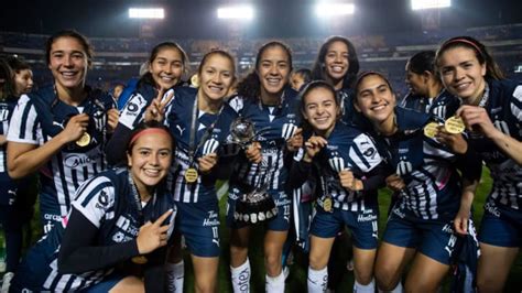 Las Rayadas De Monterrey Campeonas Del Apertura 2021 De La Liga MX Femenil