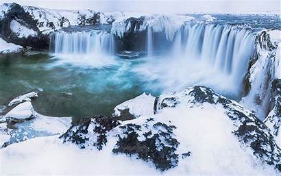 Snow Waterfall Winter Desktop Rivers Wallpapers13 Wallpapers