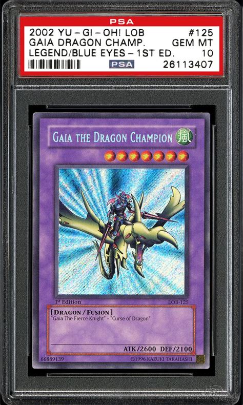 Find cards for the lowest price, and get realistic prices for all of your trades! Auction Prices Realized Tcg Cards 2002 YU-GI-OH! LOB-LEGEND OF BLUE EYES WHITE DRAGON Gaia ...