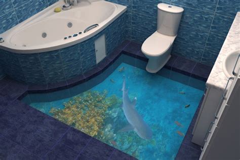 You will have to mix the epoxy coating with the pigment you want as directed by the instructions on the label. 3D Flooring Lets You Roll Out of Bed into Paradise