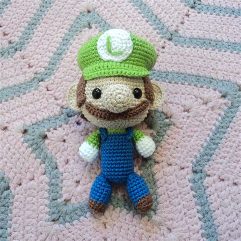 Luigi De Crochê Amigurumi Super Mario Bros Elo7