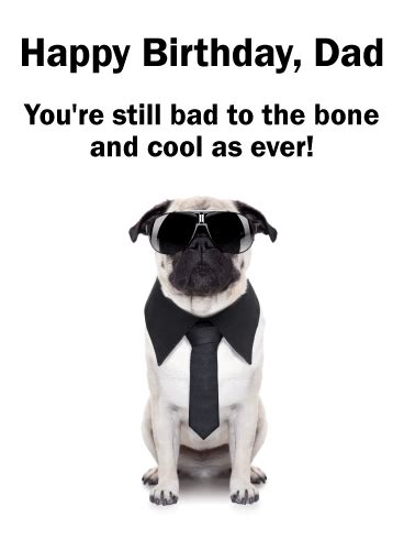 to a cool dad funny birthday card for father birthday