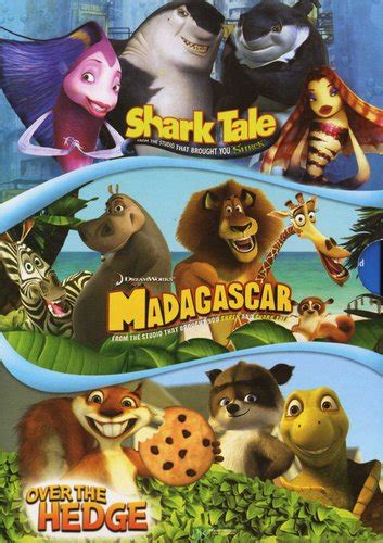 Dreamworks Classics Box Set Madagascar Over The Hedge Shark Tale