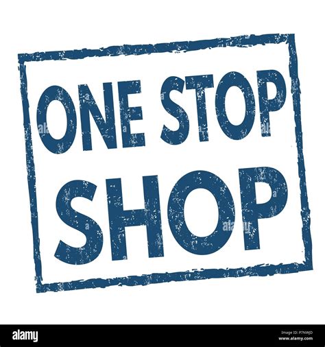 One Stop Shop Hi Res Stock Photography And Images Alamy