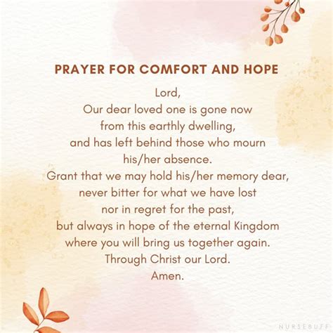A Prayer For Someone Who Lost A Loved One Churchgistscom