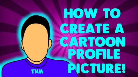How To Create A Cartoon Profile Picture With Paintnet Youtube