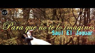 Letra Para Que No Te Lo Imagines Saul El Jaguar Video Lyrics