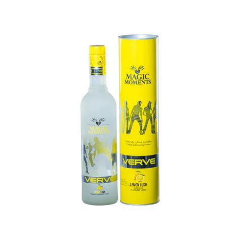 M2 Magic Moments Verve Lemon Lush Premium Flavoured Vodka Gold