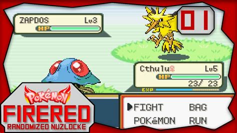 Pokémon Fire Red Randomizer Nuzlocke Lets Play Ep 1 What A Shocking