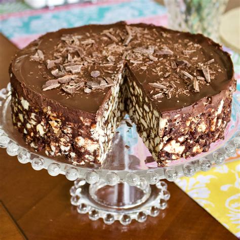 Best Chocolate Biscuit Cake No Bake The Bossy Kitchen