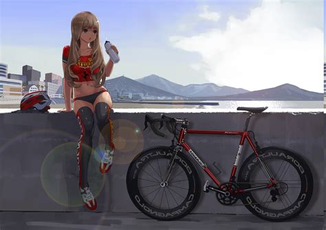 Sfondi X Px Anime Girls Bicicletta Mutandine Sexy Anime