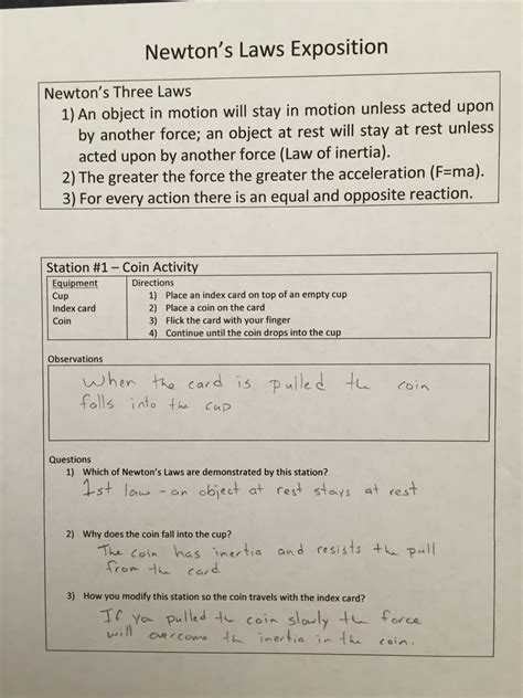 34 Inertia And Mass Worksheet Answers Support Worksheet
