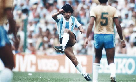 Diego Maradona At World Cup 1982 The Innocent Devil