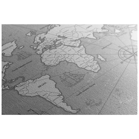 Obraz Zajímavá černobílá Mapa Světa Jen Za 1 04950 Kč Vyberte Si