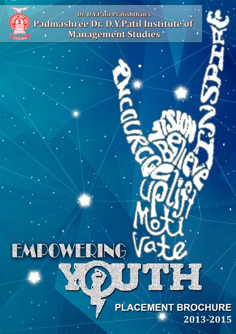 Brochure With Youth Empowerment Theme Youth Empowerment Empowerment