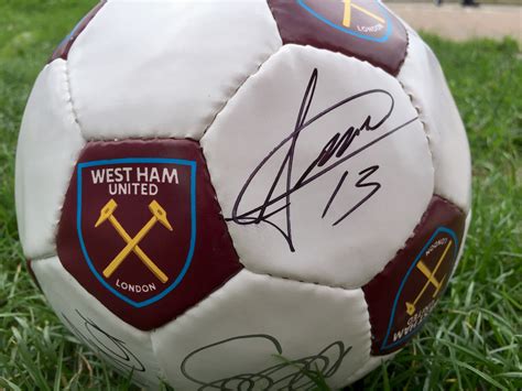 West Ham United Fc Signed Team Football Square Events