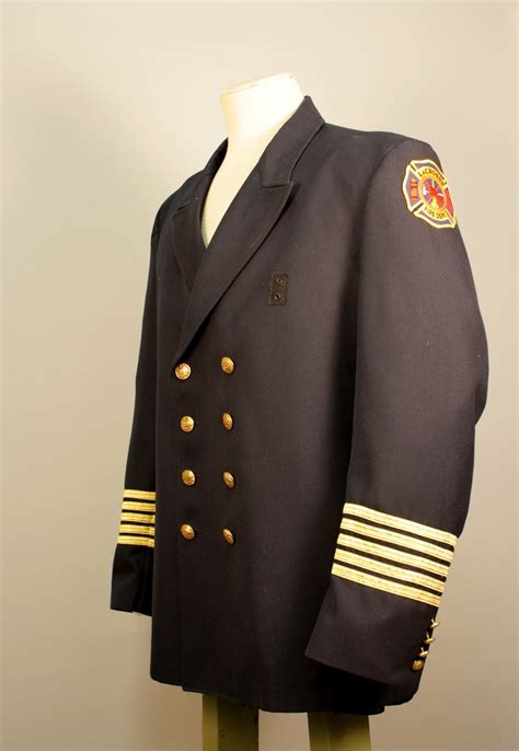 Fire Department Chief Gregg Clevelands Dress Uniform — La Crosse