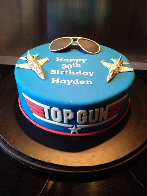 Top Gun 30th Birthday Cake Sandra Socake Flickr