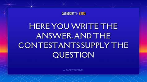 10 Best Free Jeopardy Templates For The Classroom