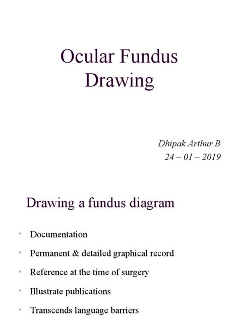 Ocular Fundus Drawing Pdf Retina Human Eye
