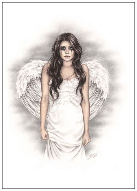 10 Best Sketches Of Beautiful Angels Images On Pinterest Angel Art