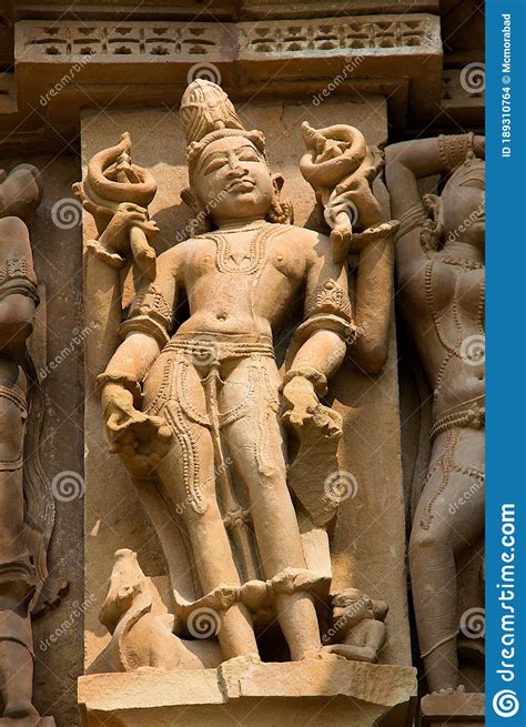 Sculpture At Lakshman Temple Khajuraho Stock Photo Image Of Carving