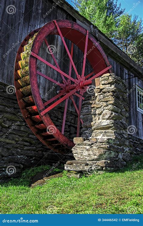 Old Water Powered Grist Mill Stock Photo Image Of Building Water