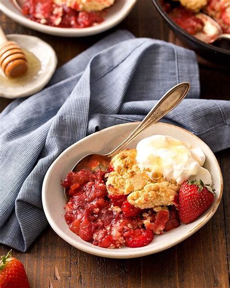 Strawberry Cobbler By Homemadeinthekitchen Quick And Easy Recipe The