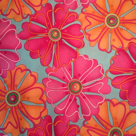 Bold Floral Print Fabric