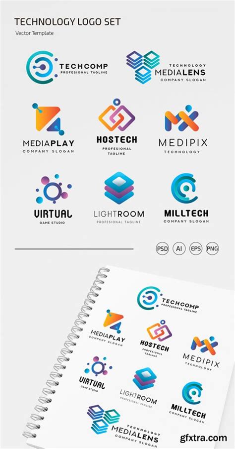 Technology Logo Vector Design Templates Gfxtra