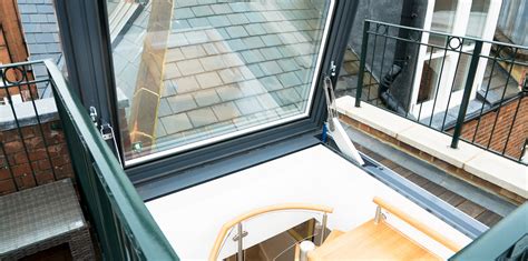 Skydoor Hinged Access Rooflight Glazing Vision