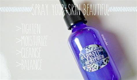 Hydrating Rose Facial Spray Homemade Face Moisturizer Face