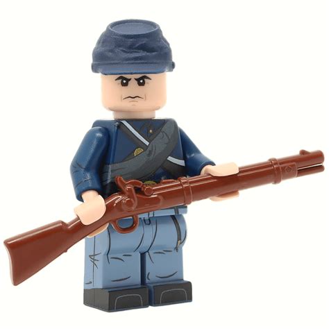 American Civil War Union Soldier Lego Minifigure United Bricks