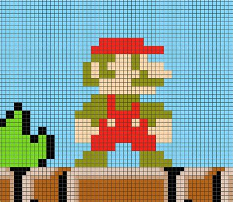 Pixel Art Template Mario Pixel Art Template Free Pixel Art Templates Templates Free