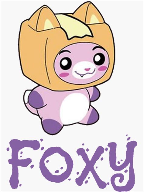 Lankybox Animated Foxy