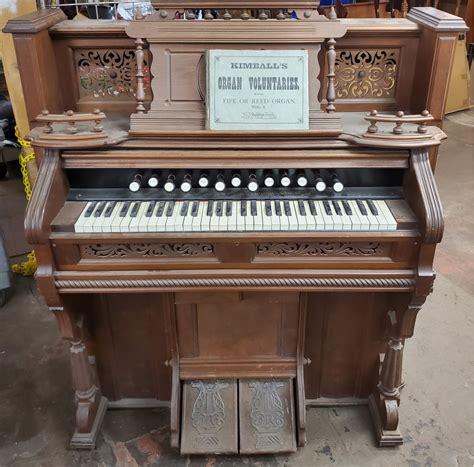 Antique Chicago Cottage Organ Co Pump Reed Organ C1885 1900 4250