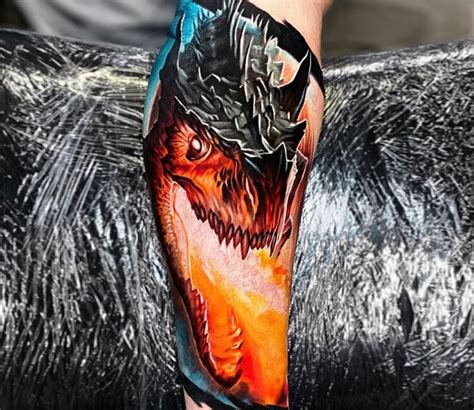 Discover More Than 82 Realistic Dragon Head Tattoo Best Incdgdbentre