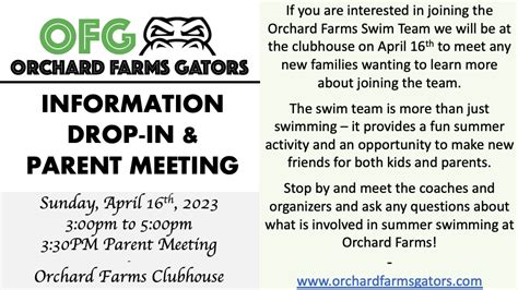 Home Orchard Farms Swim Team