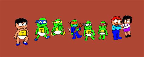 Ninja Turtles Babies By Lucifertheshort On Deviantart