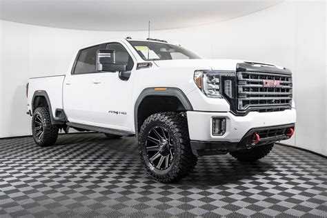 Used Lifted 2021 Gmc Sierra 3500 At4 4x4 Diesel Truck For Sale