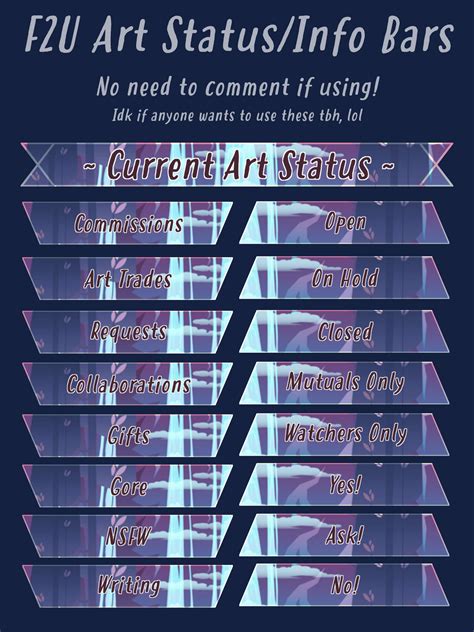 F2u Art Status Buttons By Ksureme On Deviantart