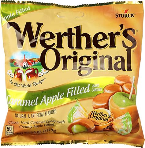 Werthers Original Caramel Apple Filled Hard Candies 55 Oz Amazonca
