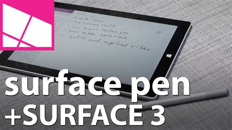 How To Pair Surface Pen With Surface 3 Youtube