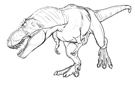 Coloriage A Imprimer Dinosaure T Rex 1001 Animaux