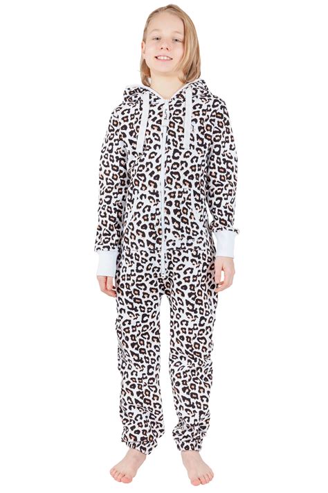 Leopard Print Kids Onesie Uni Chillwear